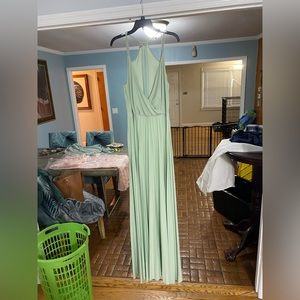 Light green ASOS Maxi dress.